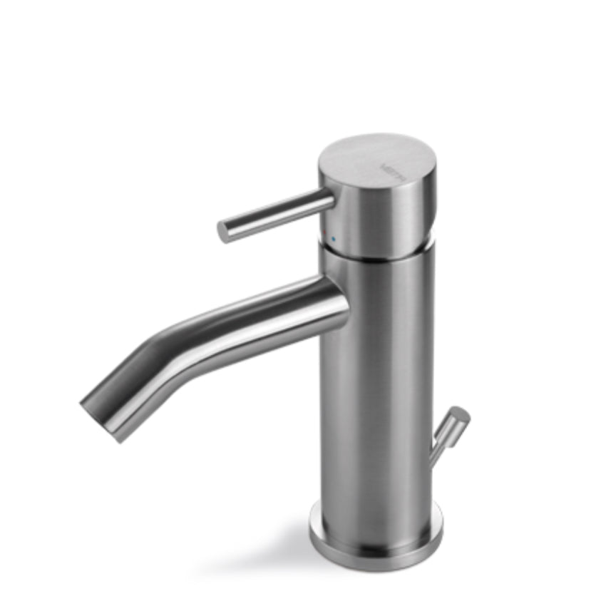 Rubinetto Acciaio Bidet, Lavabo e set vasca Tiber