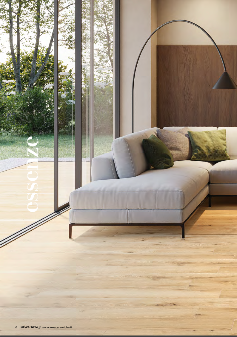 Essenze Lastre Gres Porcellanto Effetto Legno rettificato