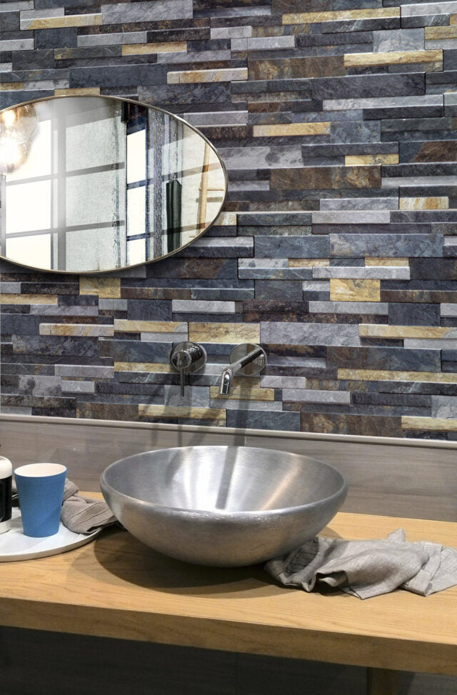 Quarzo Rivestimento Decorativo Pareti Effetto Muretto
