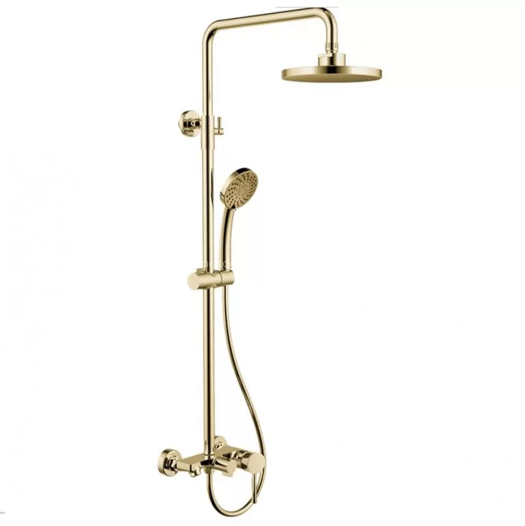 Colonna doccia inox oro spazzolato