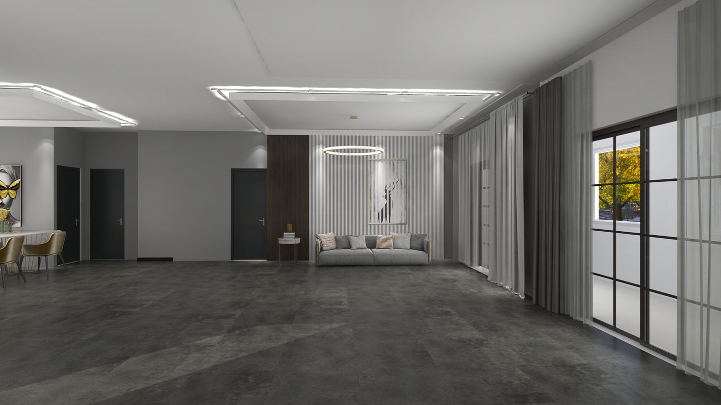 Maxi Tiles pavimento vinilico in PVC effetto pietra