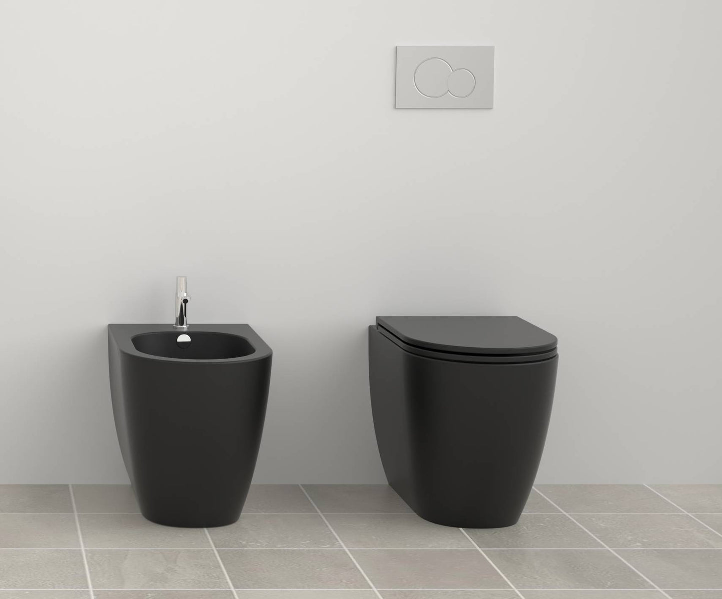 Like Sanitari a Terra in Ceramica con Sistema Easy Clean