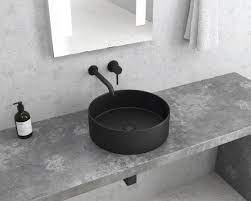 Lavabo Bagno Tondo da Appoggio Opaco