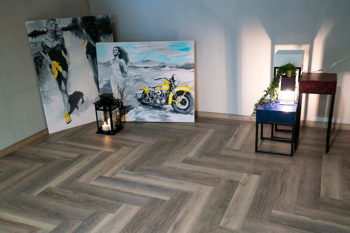 Spine Pavimento Vinilico in PVC stile classico
