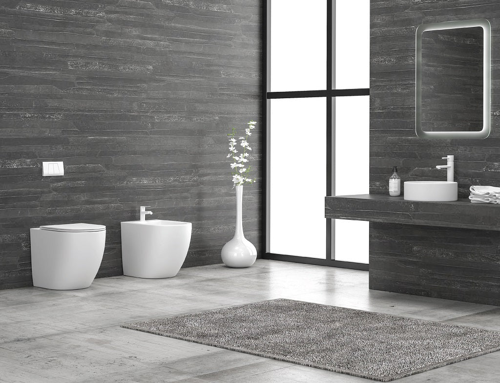 Milos Sanitari a Terra in Ceramica Opaca o lucida