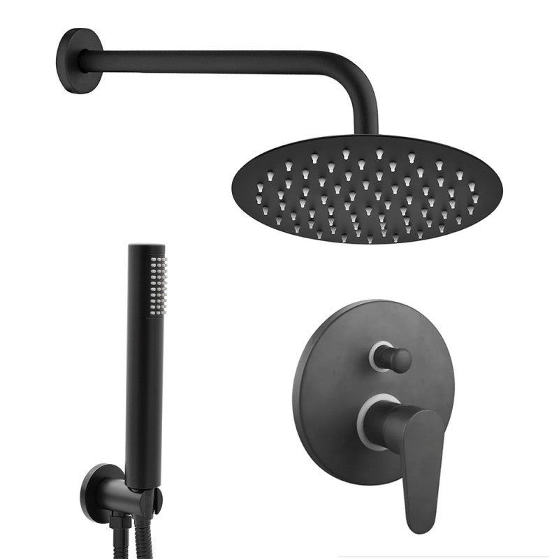 Fara Kit Doccia Inox Soffione Cilindrico