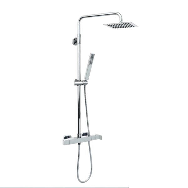 Colonna Doccia Inox Con Deviatore