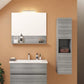 Soft Mobile Bagno 80 cm Sospeso con Cassetti e Specchio